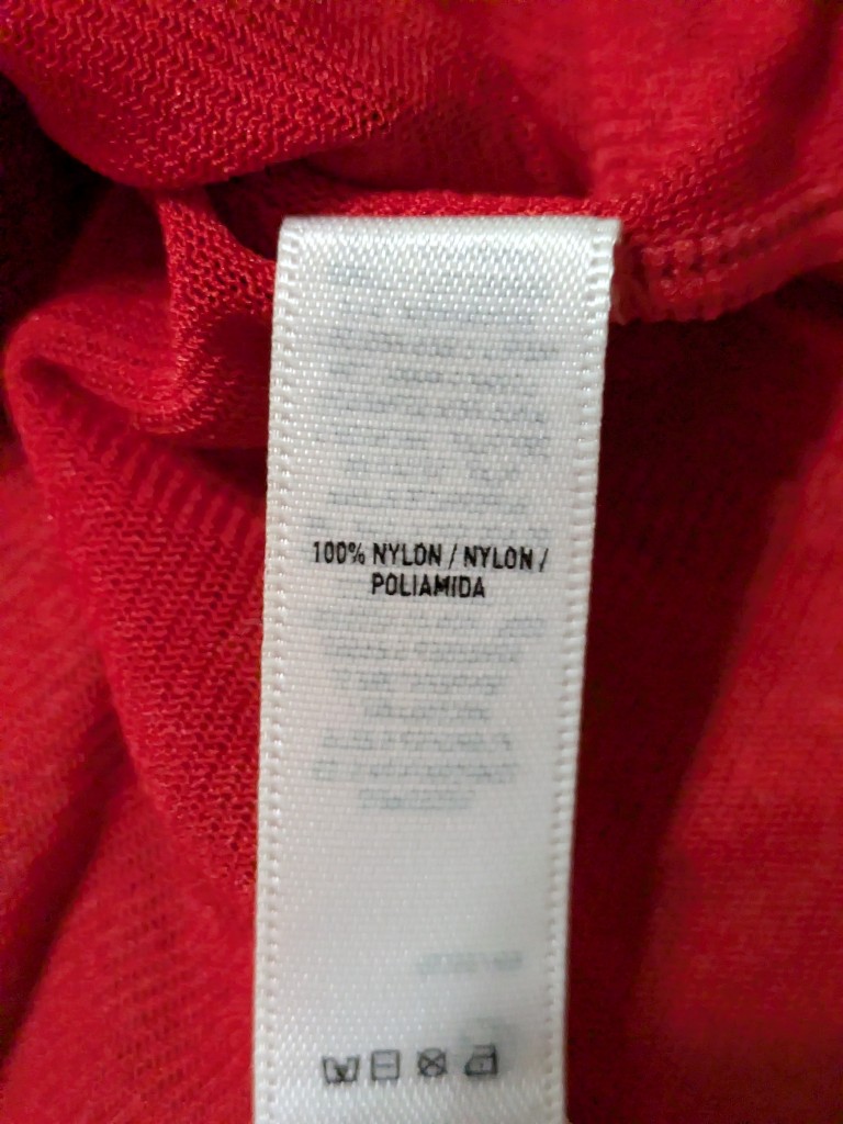 Nwt Khy Kylie Jenner Mesh One Shoulder Top Red Aurr Asymmetric Plus Size 2x New — image 4 of 8